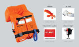 Colete Salva Vidas Classe 1 Infantil - Lifejacket Children Class I – Complete w/ Lamp  Whistle - With Certificate SOLAS