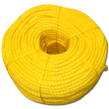 Corda Polipropileno Flutuante 12mm x 220 Amarela - Polypropilene Rope mono 3P Yellow 12mm x 220m - IMPA 210254